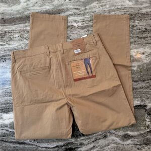 NWT Weatherproof Vintage Men's Khaki Pants Size 34x32